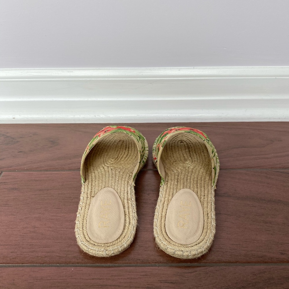 RAYE Flower Print Espadrille Sandals - Picture 4 of 5